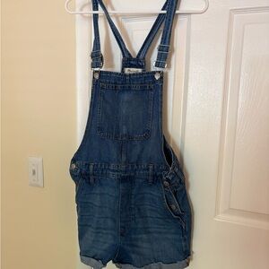 Madewell Classic Blue Denim overalls women’s size medium one piece